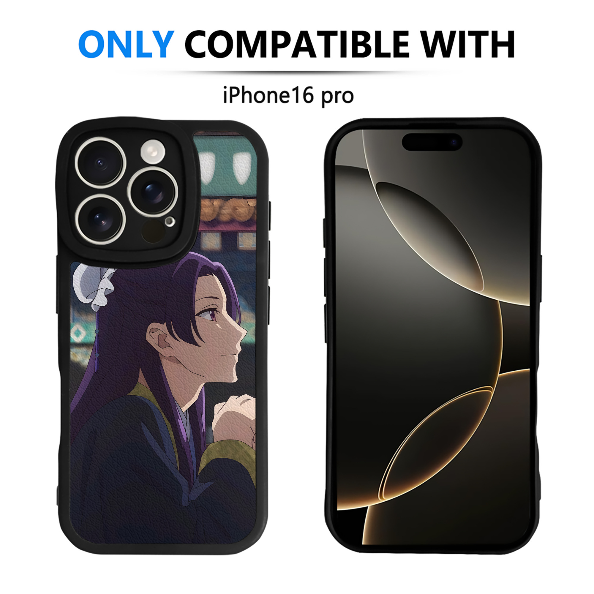 （画像用） 薬屋のひとりごと The Apothecary Diaries 【iPhone 16シリーズ対応】シリコンスマホケース（レザー調） 材質：シリコン